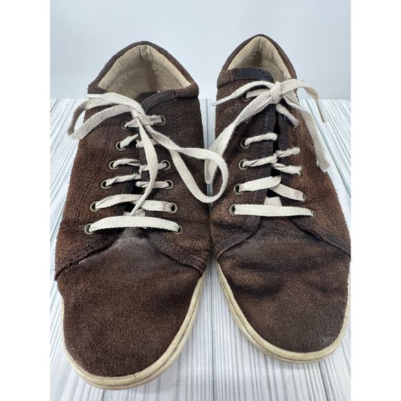 UGG Australia TOMI Brown Bomber Leather Suede Sneakers 1008487, women's US-11 - Picture 9 of 11